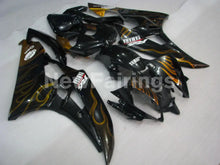 Load image into Gallery viewer, Black and Golden Flame- YZF-R6 06-07 Fairing Kit Vehicles &amp; Parts &gt; Vehicle Parts &amp; Accessories &gt; Motor Vehicle Parts &gt;