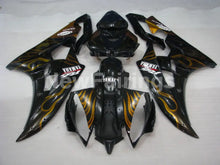 Load image into Gallery viewer, Black and Golden Flame- YZF-R6 06-07 Fairing Kit Vehicles &amp; Parts &gt; Vehicle Parts &amp; Accessories &gt; Motor Vehicle Parts &gt;