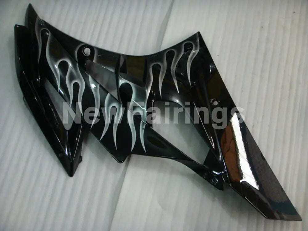 Black and Silver Flame- YZF-R6 06-07 Fairing Kit Vehicles & Parts > Vehicle Parts & Accessories > Motor Vehicle Parts >