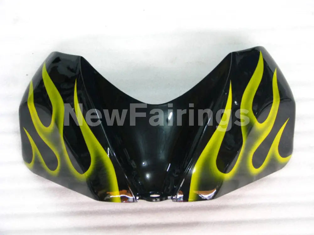 Black and Yellow Flame - GSX-R750 06-07 Fairing Kit