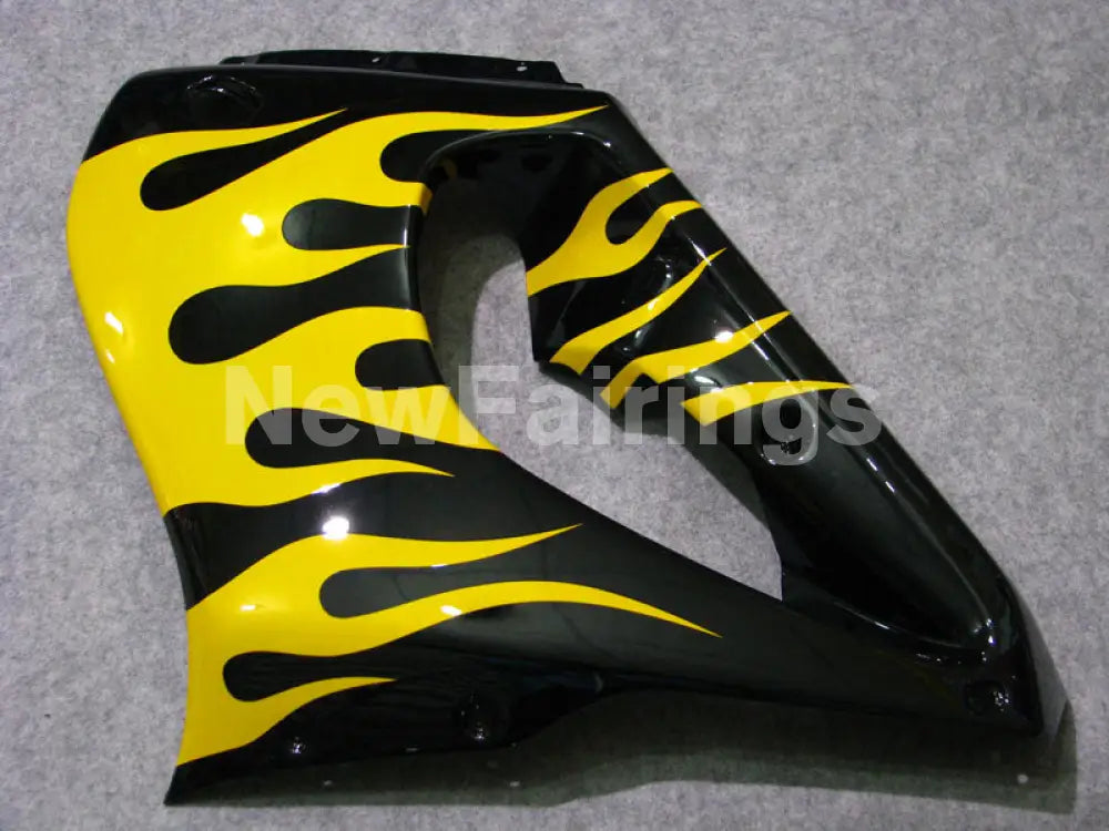Black and Yellow Flame - YZF1000R Thunderace 96-05 Fairing Kit Vehicles & Parts > Vehicle Parts & Accessories > Motor