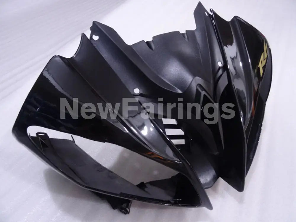 Black and Matte Black with Golden Stickers Factory Style - YZF-R6 08-16 Fairing Kit Vehicles & Parts > Vehicle Parts &