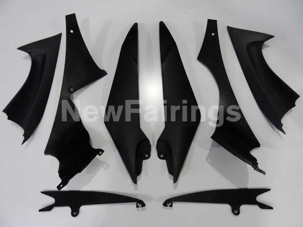 Black and Matte Black with White Stickers Factory Style - YZF-R6 08-16 Fairing Kit Vehicles & Parts > Vehicle Parts &