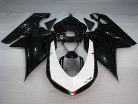 Black and White Factory Style - Ducati 848/1098/1198 07-11