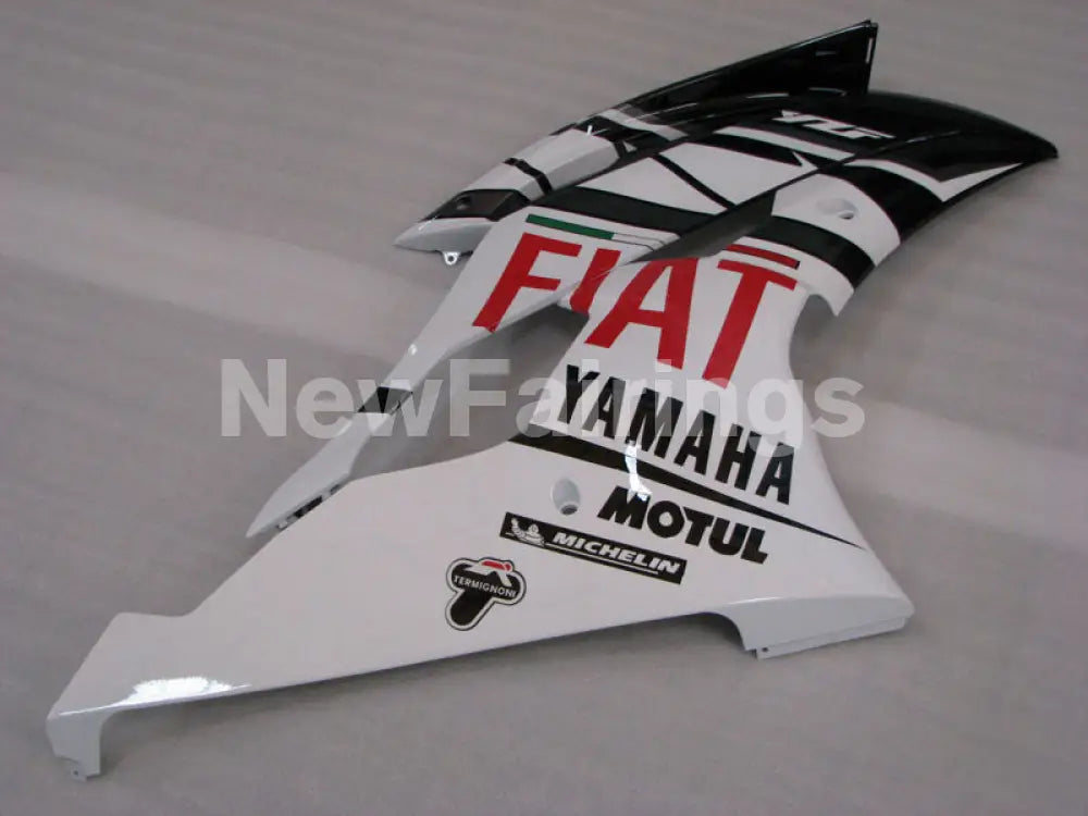 Black and White FIAT - YZF-R6 08-16 Fairing Kit Vehicles & Parts > Vehicle Parts & Accessories > Motor Vehicle Parts >