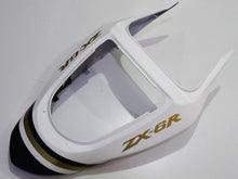 Load image into Gallery viewer, Black and White Lucky Strike - NINJA ZX-6R 03-04 Fairing