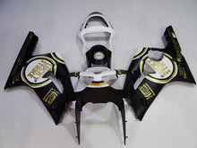 Load image into Gallery viewer, Black and White Lucky Strike - NINJA ZX-6R 03-04 Fairing