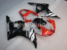 Load image into Gallery viewer, Black and White Red Factory Style - YZF-R6 03-04 Fairing Kit Vehicles &amp; Parts > Vehicle Parts &amp; Accessories > Motor