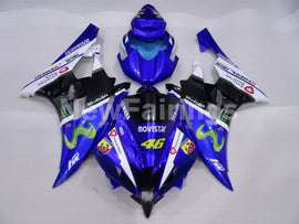 Blue and Black White Movistar - YZF-R6 06-07 Fairing Kit Vehicles & Parts > Vehicle Parts & Accessories > Motor Vehicle