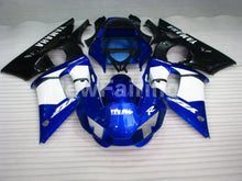 Load image into Gallery viewer, Blue and White Black Factory Style - YZF-R6 98-02 Fairing Kit Vehicles &amp; Parts &gt; Vehicle Parts &amp; Accessories &gt; Motor