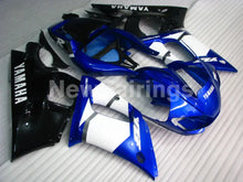 Load image into Gallery viewer, Blue and White Black Factory Style - YZF-R6 98-02 Fairing Kit Vehicles &amp; Parts &gt; Vehicle Parts &amp; Accessories &gt; Motor