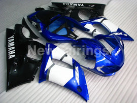 Blue and White Black Factory Style - YZF-R6 98-02 Fairing Kit Vehicles & Parts > Vehicle Parts & Accessories > Motor