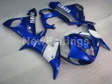 Load image into Gallery viewer, Blue and White Factory Style - YZF-R6 03-04 Fairing Kit Vehicles &amp; Parts &gt; Vehicle Parts &amp; Accessories &gt; Motor Vehicle