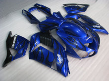 Load image into Gallery viewer, Blue and Black Flame - NINJA ZX-14R 06-11 Fairing Kit