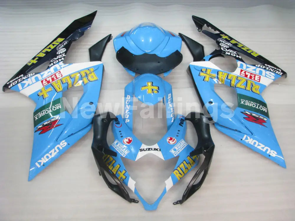 Kit Car Rizla Graphics Blue and Black White Rizla - GSX-R1000 05-06 Fairing – NewFairing
