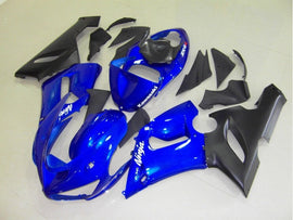 Blue and Matte Black Factory Style - NINJA ZX-6R 05-06