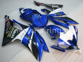 Blue White and Black Dunlop - YZF-R6 08-16 Fairing Kit Vehicles & Parts > Vehicle Parts & Accessories > Motor Vehicle