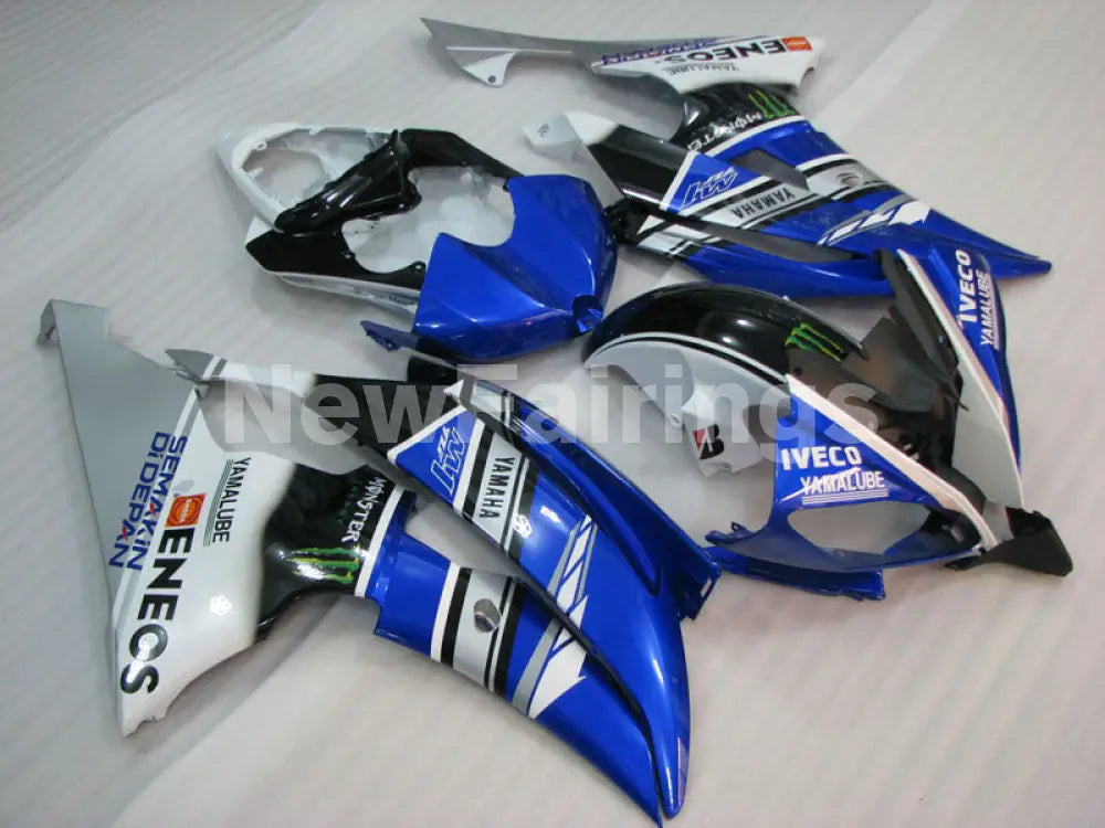 Blue White and Black ENEOS - YZF-R6 08-16 Fairing Kit Vehicles & Parts > Vehicle Parts & Accessories > Motor Vehicle