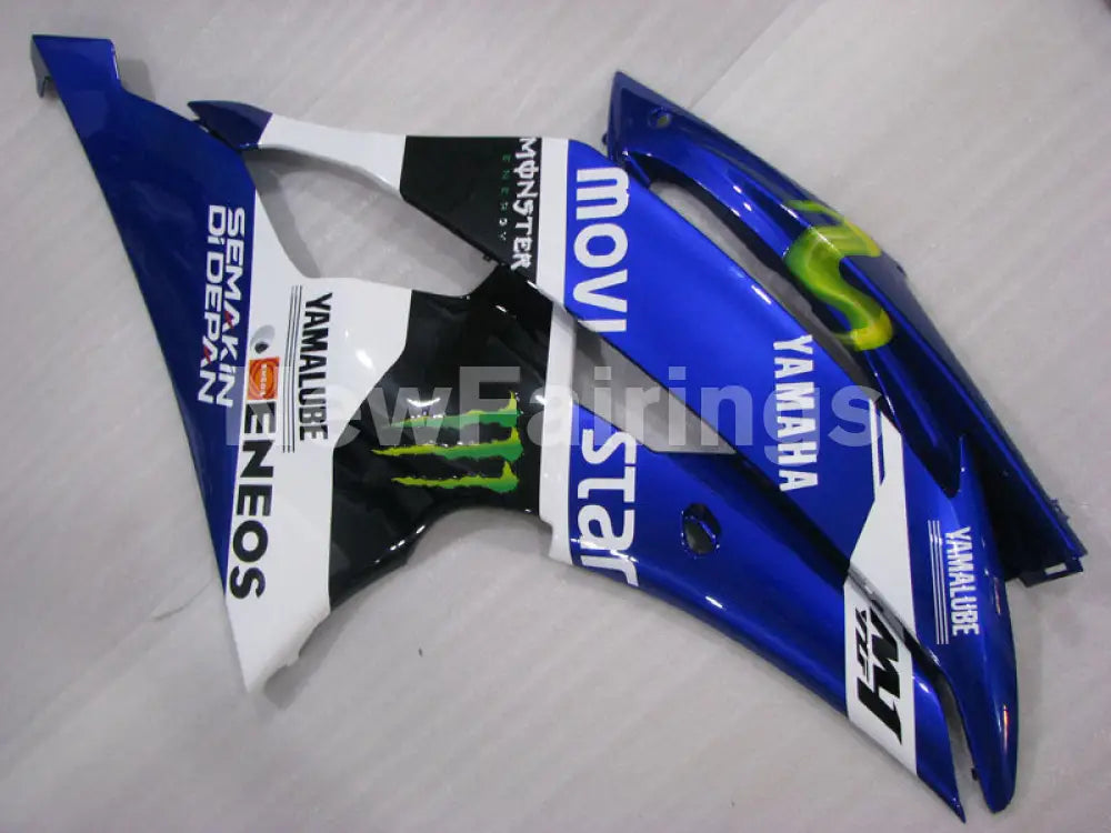 Blue and White Black Movistar - YZF-R6 08-16 Fairing Kit Vehicles & Parts > Vehicle Parts & Accessories > Motor Vehicle