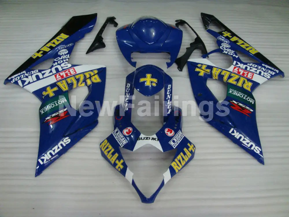 Kit Car Rizla Graphics Blue and White Black Rizla - GSX-R1000 05-06 Fairing – NewFairing