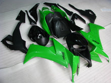 Load image into Gallery viewer, Green and Black Factory Style - NINJA ZX-10R 08-10 Fairing Kit
