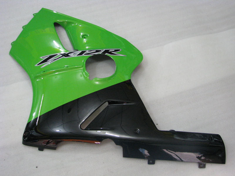 Green and Black Factory Style - NINJA ZX-12R 00-01 Fairing
