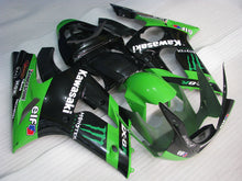 Load image into Gallery viewer, Green and Black Monster - NINJA ZX-6R 03-04 Fairing Kit