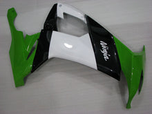 Load image into Gallery viewer, Green and Black White Factory Style - NINJA ZX-10R 08-10 Fairing Kit