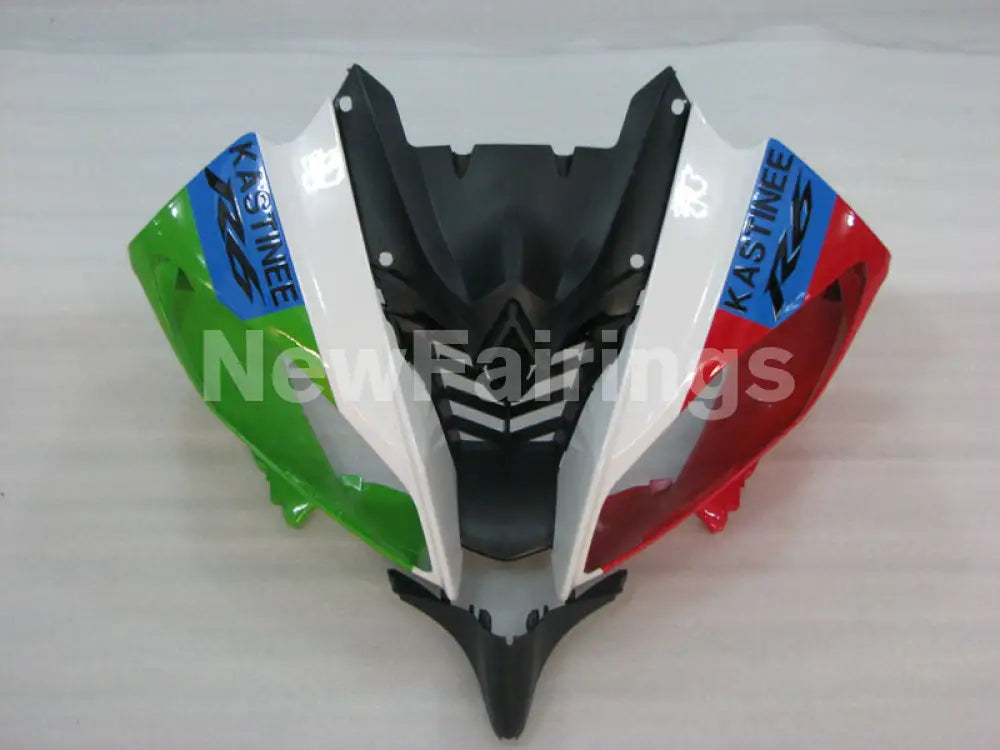 Green and Blue Red FIAT - YZF-R6 08-16 Fairing Kit Vehicles & Parts > Vehicle Parts & Accessories > Motor Vehicle Parts