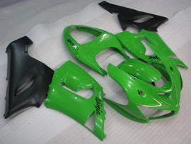 Green Matte Black Factory Style - NINJA ZX-6R 05-06 Fairing