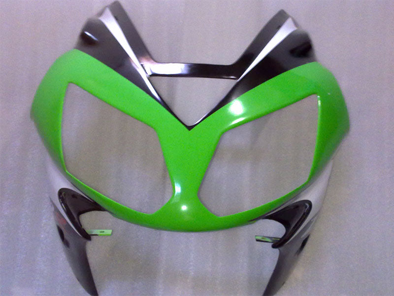 Green and White Factory Style - NINJA ZX-12R 02-04 Fairing