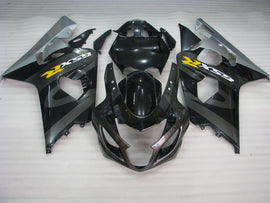 Grey and Silver Black Factory Style - GSX-R750 04-05 Fairing Kit