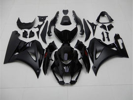 Black and Matte Black Factory Style - GSX-R1000 17-26 Fairing Kit