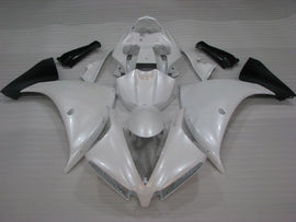 Pearl White and Matte Black No decals - YZF-R1 12-14 Fairing Kit