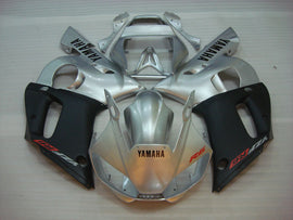 Silver and Matte Black Factory Style - YZF-R6 98-02 Fairing Kit