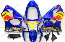 Load image into Gallery viewer, Blue and Black Red Bull - NINJA ZX-6R 00-02 Fairing Kit