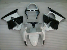 Black and White Grey No decals - NINJA ZX-6R 00-02 Fairing Kit