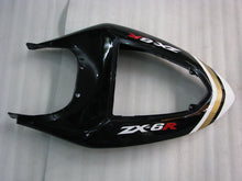 Load image into Gallery viewer, Black and White Lucky Strike - NINJA ZX-6R 05-06 Fairing Kit