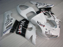 Load image into Gallery viewer, White and Black West - NINJA ZX-6R 05-06 Fairing Kit