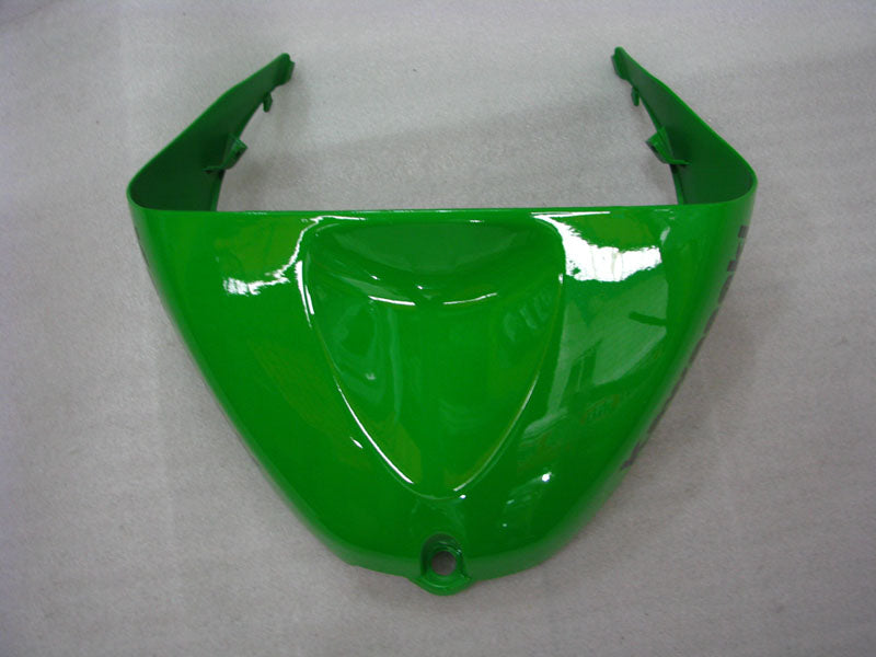 Green and Matte Black Factory Style - NINJA ZX-6R 05-06 Fairing Kit