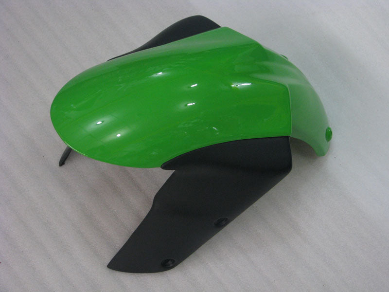 Green Matte Black Factory Style - NINJA ZX-6R 05-06 Fairing Kit