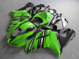 Green and Black Factory Style - NINJA ZX-6R 07-08 Fairing Kit