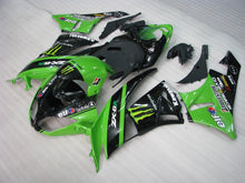 Load image into Gallery viewer, Green and Black Monster - NINJA ZX-6R 09-12 Fairing Kit