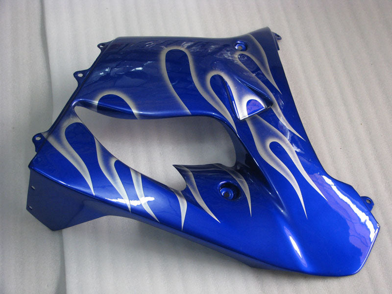 Blue with Silver Flame - NINJA ZX-9R 98-99 Fairing Kit