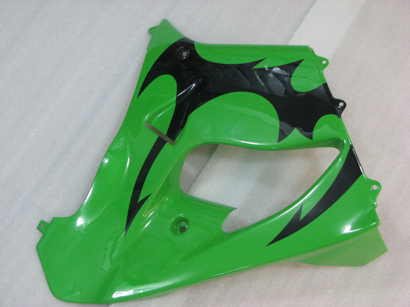 Green with Black Flame - NINJA ZX-9R 98-99 Fairing Kit