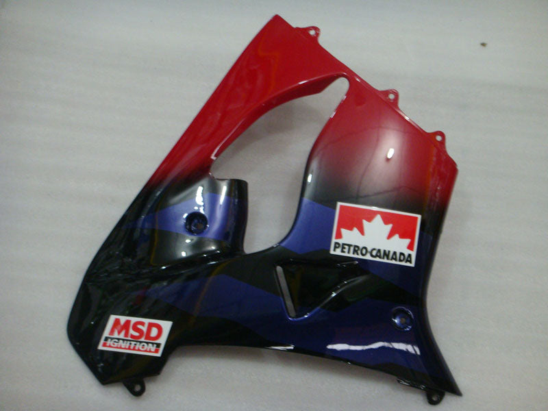 Red and Blue Factory Style - NINJA ZX-9R 98-99 Fairing Kit