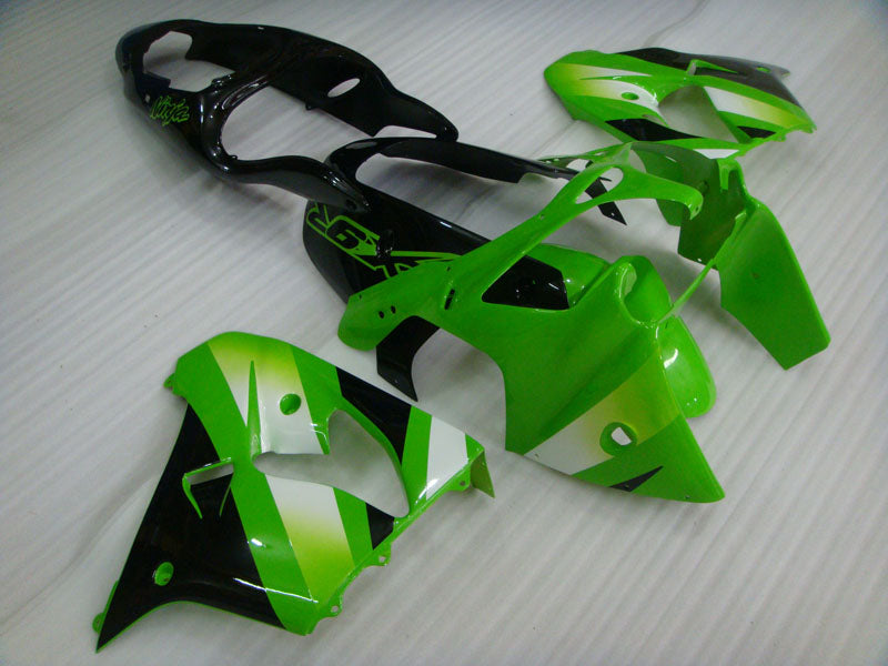 Green and Black Factory Style - NINJA ZX-9R 00-01 Fairing Kit