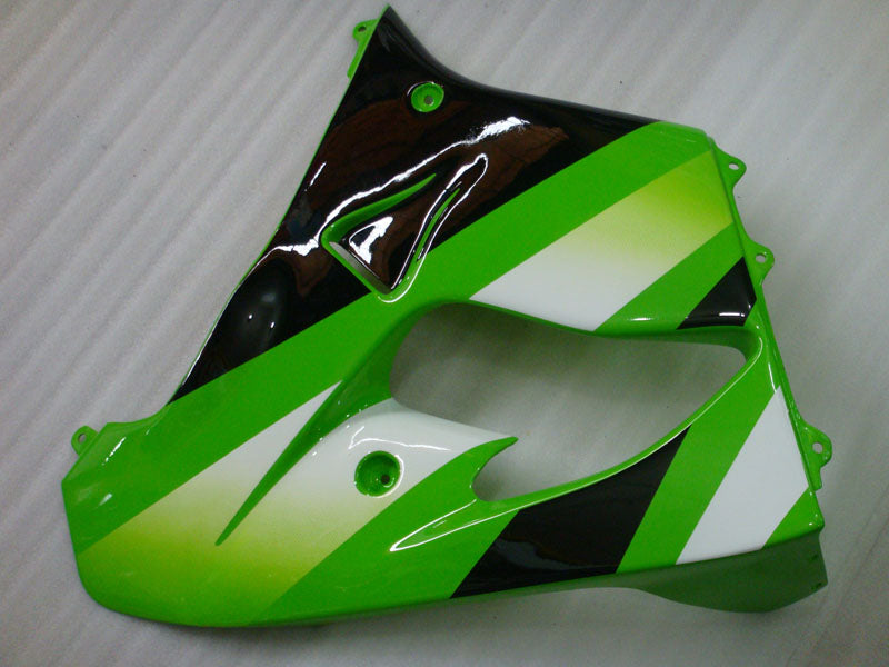 Green and Black Factory Style - NINJA ZX-9R 00-01 Fairing Kit