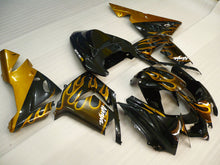 Load image into Gallery viewer, Black and Golden Flame - NINJA ZX-10R 04-05 Fairing Kit