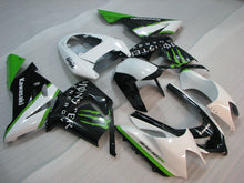 Load image into Gallery viewer, White and Black Green Monster - NINJA ZX-10R 04-05 Fairing Kit